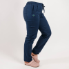 Pantaloni medicali Lotus Flex, stretch, cu elastic si snur, bleumarin, CVC-SP2