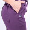 Pantaloni medicali Lotus Flex, stretch, cu elastic si snur, visiniu, CVC-SP2