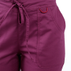 Pantaloni medicali Lotus Flex, stretch, cu elastic si snur, wine, CVC-SP2