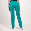 Pantaloni medicali Lotus Flex, stretch, cu elastic si snur, aqua, CVC-SP2