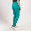 Pantaloni medicali Lotus Flex, stretch, cu elastic si snur, aqua, CVC-SP2