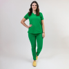 Costum medical Lotus Flex, stretch, verde chirurgical inchis, TS-NP10 TS-SP3