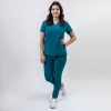 Costum medical Lotus Flex, stretch, turcoaz inchis, TS-NP10 TS-SP3