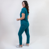 Costum medical Lotus Flex, stretch, turcoaz inchis, TS-NP10 TS-SP3