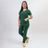 Costum medical Lotus Flex, stretch, verde hunter, TS-NP10 TS-SP3
