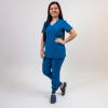 Costum medical Lotus Flex, stretch, albastru royal, TS-NP8 TS-SP4 L