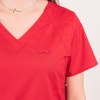 Costum medical Lotus Flex, stretch, rosu, CVC-NP4 CVC-SP2