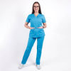 Costum medical Lotus Flex, stretch, albastru deschis, CVC-NP1 CVC-SP2 S