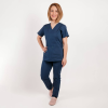 Costum medical Lotus Flex, stretch, bleumarin, CVC-NP1 CVC-SP2 XL