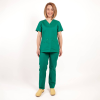 Costum medical Lotus Flex, stretch, verde hunter, CVC-NP1 CVC-SP2
