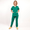 Costum medical Lotus Flex, stretch, verde hunter, CVC-NP1 CVC-SP2