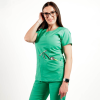 Costum medical Lotus Flex, stretch, verde chirurgical deschis, CVC-NP3 CVC-SP2