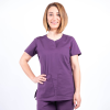 Costum medical Lotus Flex, stretch, visiniu, CVC-NP3 CVC-SP2