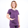 Costum medical Lotus Flex, stretch, visiniu, CVC-NP3 CVC-SP2