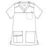 Costum medical Lotus Flex, stretch, visiniu, CVC-NP3 CVC-SP2