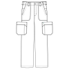 Costum medical Lotus Flex, stretch, bleumarin, TRS-KH1 TRS-KH2