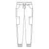 Costum medical Lotus Flex, stretch, bleumarin, TRS-NP12 TRS-SP4-V3