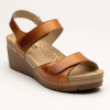 Sandale Leon 1041, din piele, de vara, maro