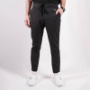Pantaloni medicali Lotus Flex, stretch, cu snur, negru, TRS-SP9