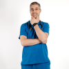 Costum medical Lotus Flex, stretch, albastru royal, TS-NP9 TS-SP9