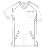 Costum medical Lotus Flex, stretch, albastru royal, TS-NP9 TS-SP9