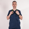 Bluza medicala Lotus Flex, stretch, bleumarin, TRS-NP16