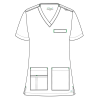 Bluza medicala Lotus Flex, stretch, bleumarin, TRS-NP16