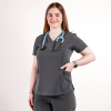 Bluza medicala Lotus Flex, stretch, gri, TS-NP7