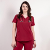 Bluza medicala Lotus Flex, stretch, visiniu, TS-NP7