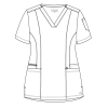 Bluza medicala Lotus Flex, stretch, visiniu, TS-NP7