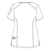 Bluza medicala Lotus Flex, stretch, visiniu, TS-NP7