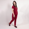 Costum medical Lotus Flex, stretch, visiniu, TS-NP7 TS-SP3