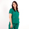 Bluza medicala Lotus Flex, stretch, turcoaz teal, TS-NP7