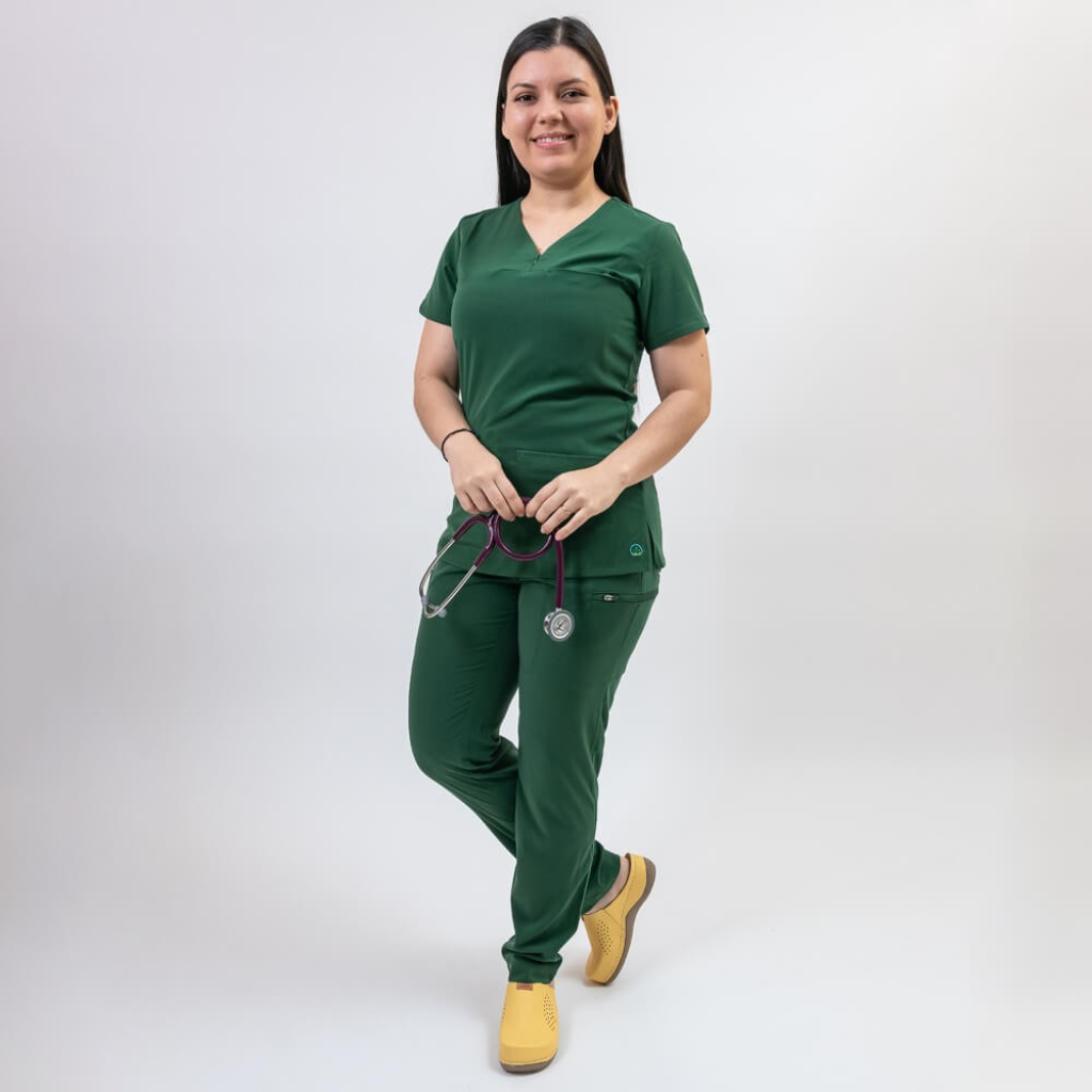 Costum medical Lotus Flex, stretch, verde hunter, TS-NP10 TS-SP3