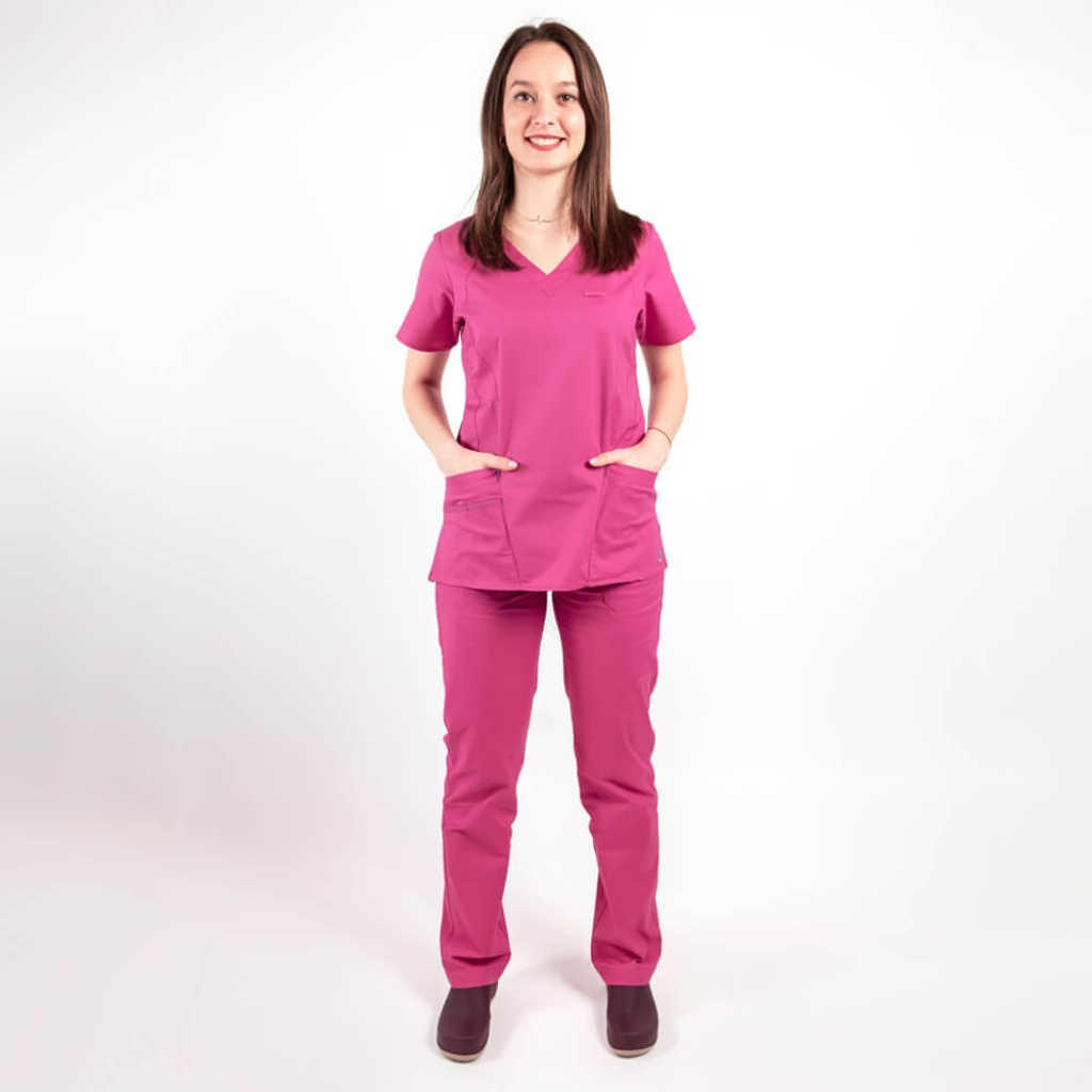 Costum medical Lotus Flex, stretch, fucsia, CVC-NP4 CVC-SP2