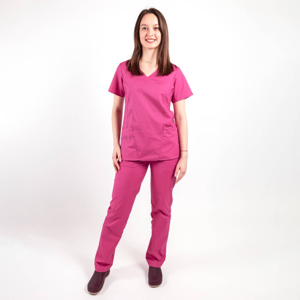 Costum medical Lotus Flex, stretch, fucsia, CVC-NP4 CVC-SP2