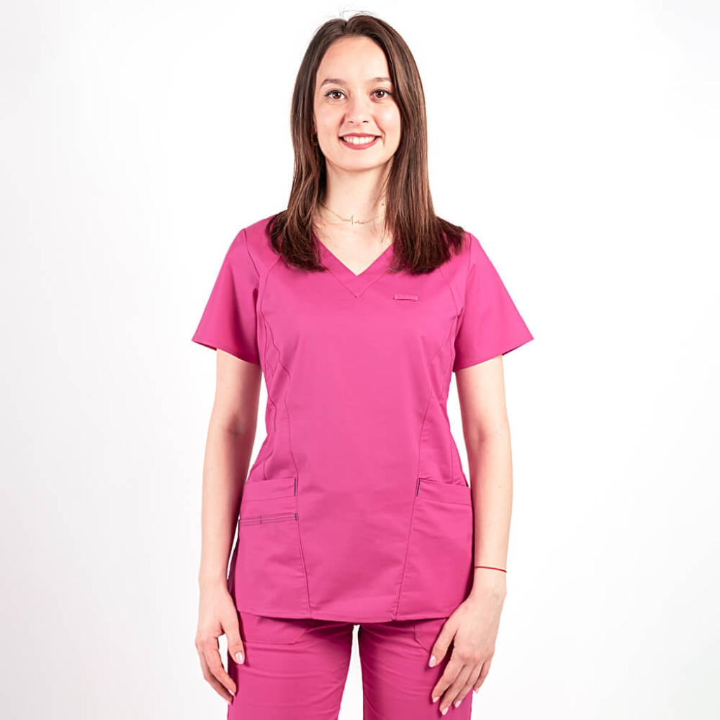 Costum medical Lotus Flex, stretch, fucsia, CVC-NP4 CVC-SP2