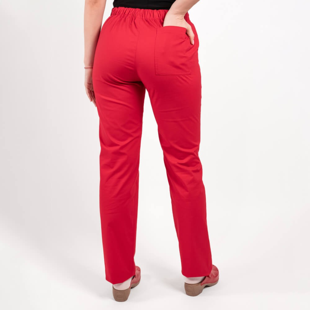 Costum medical Lotus Flex, stretch, rosu, CVC-NP4 CVC-SP2