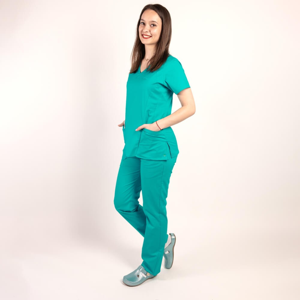 Costum medical Lotus Flex, stretch, sea frost, CVC-NP4 CVC-SP2