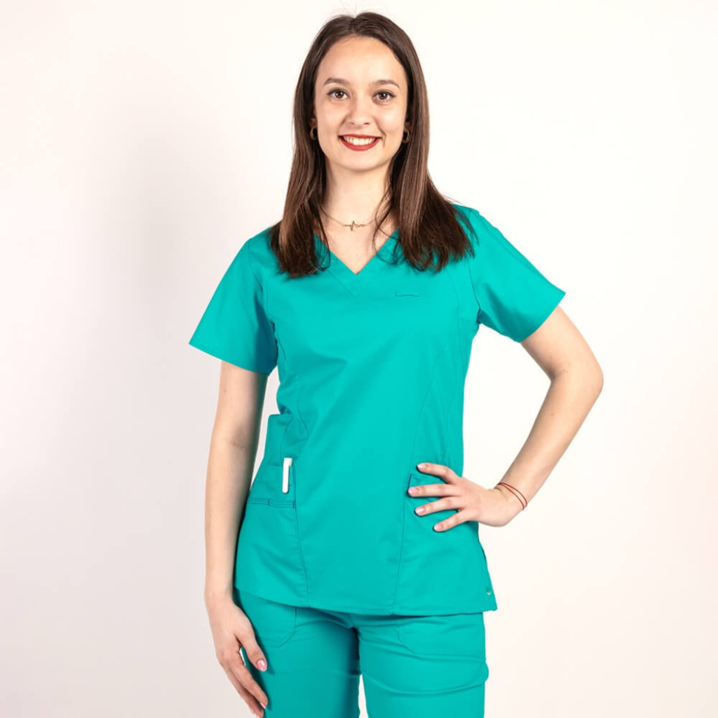 Costum medical Lotus Flex, stretch, sea frost, CVC-NP4 CVC-SP2
