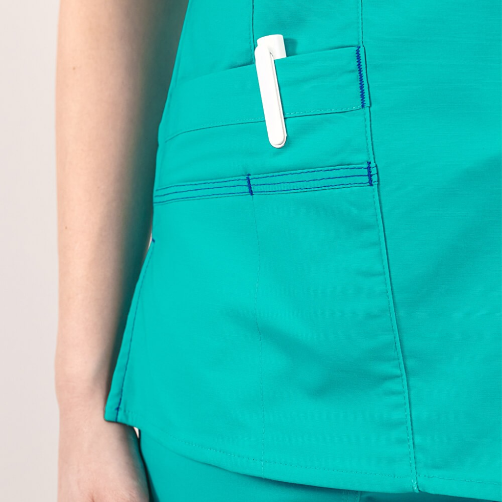 Costum medical Lotus Flex, stretch, sea frost, CVC-NP4 CVC-SP2