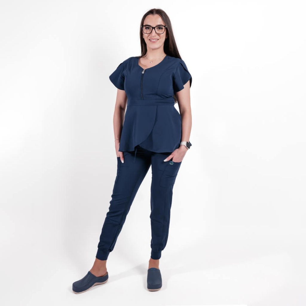 Costum medical Lotus Flex, stretch, bleumarin, TRS-NP12 TRS-SP4-V3
