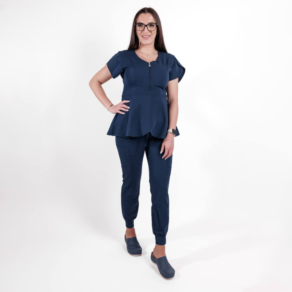 Costum medical Lotus Flex, stretch, bleumarin, TRS-NP12 TRS-SP4-V3