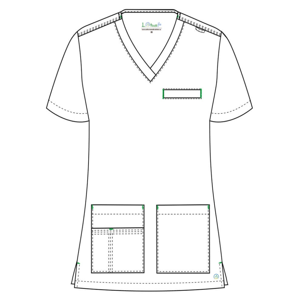 Bluza medicala Lotus Flex, stretch, bleumarin, TRS-NP16