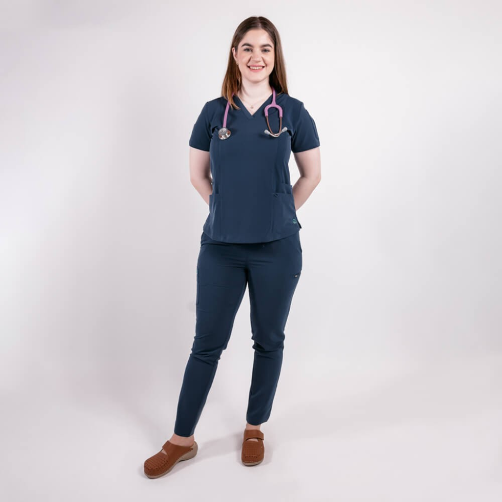 Costum medical Lotus Flex, stretch, bleumarin, TS-NP7 TS-SP3