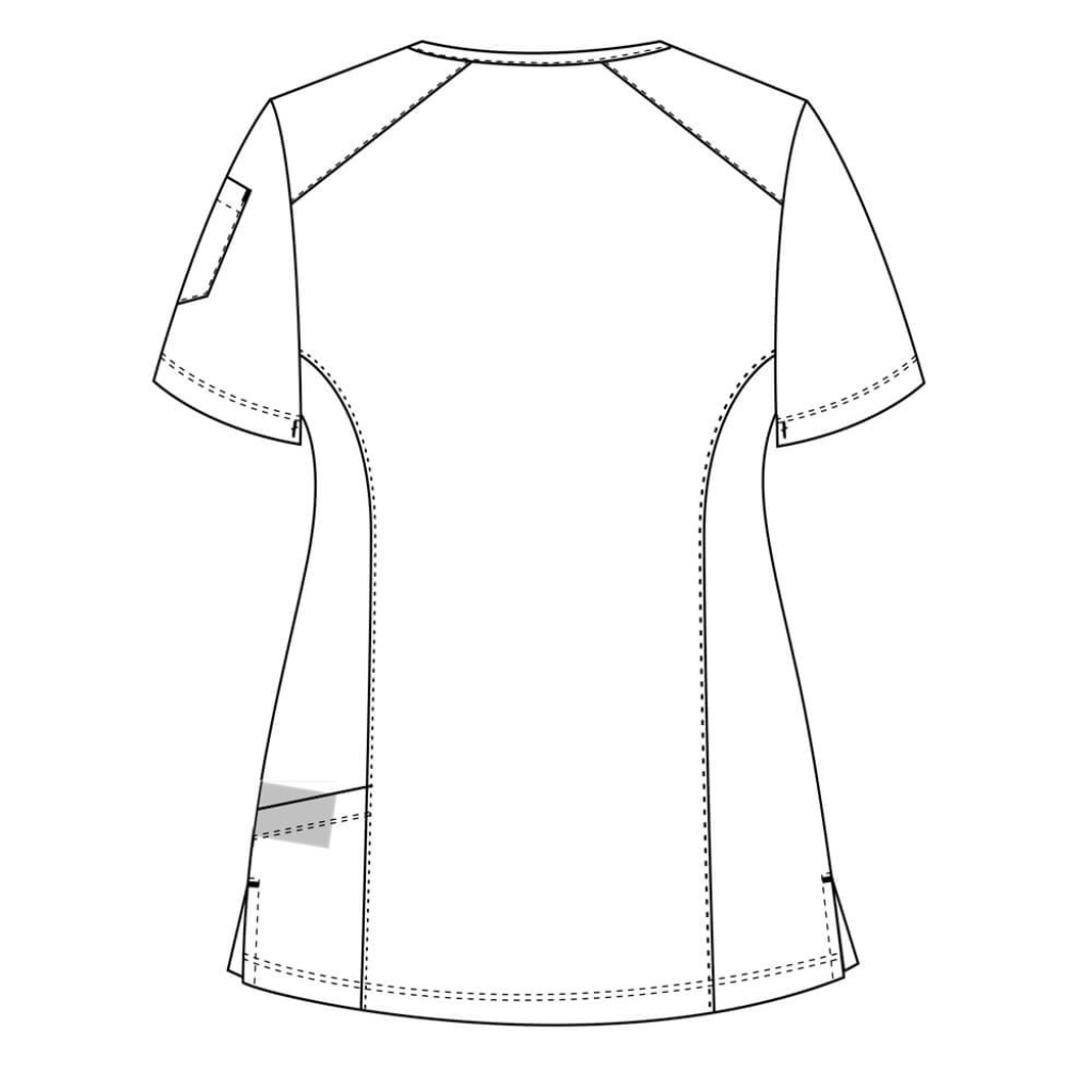 Bluza medicala Lotus Flex, stretch, visiniu, TS-NP7