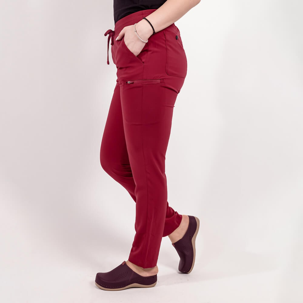 Costum medical Lotus Flex, stretch, visiniu, TS-NP7 TS-SP3