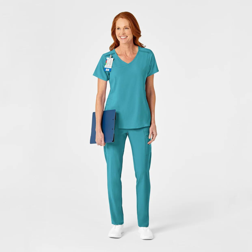 Bluza uniforma medicala, WonderWink Renew, 6334-TEAL XS